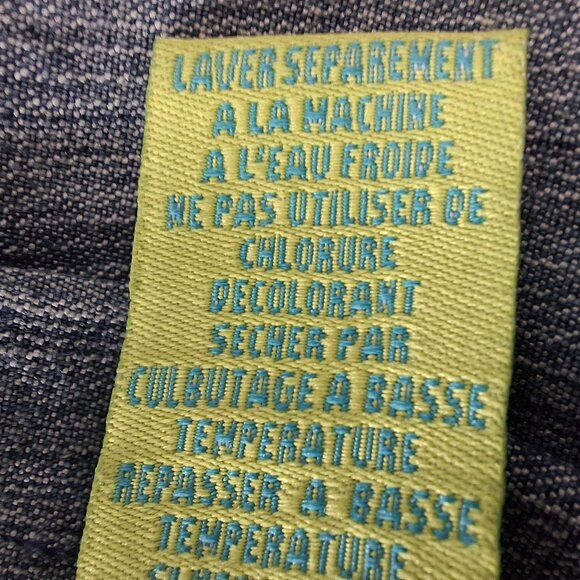 Vintage Womens Military Style Peplum Jean Jacket Sz XL Cropped Cotton Casual - Picture 13 of 16